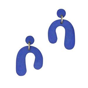 Rover & Kin asymmetrical clay earrings (NWT)